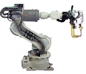 Robot, six-axis, spot welding, 